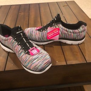 Sketchers wide fit memory foam